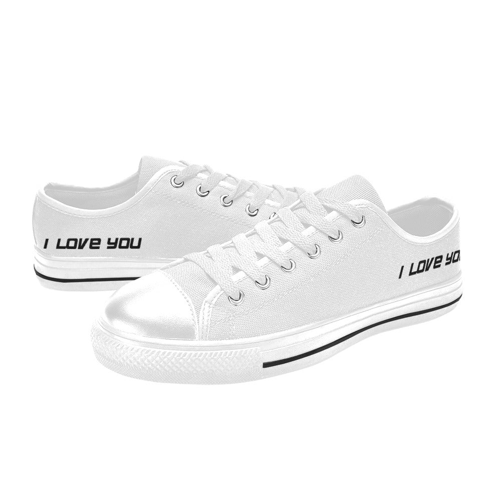 Buty damskie z płótna "Kocham Cię" Aquila (model 018)