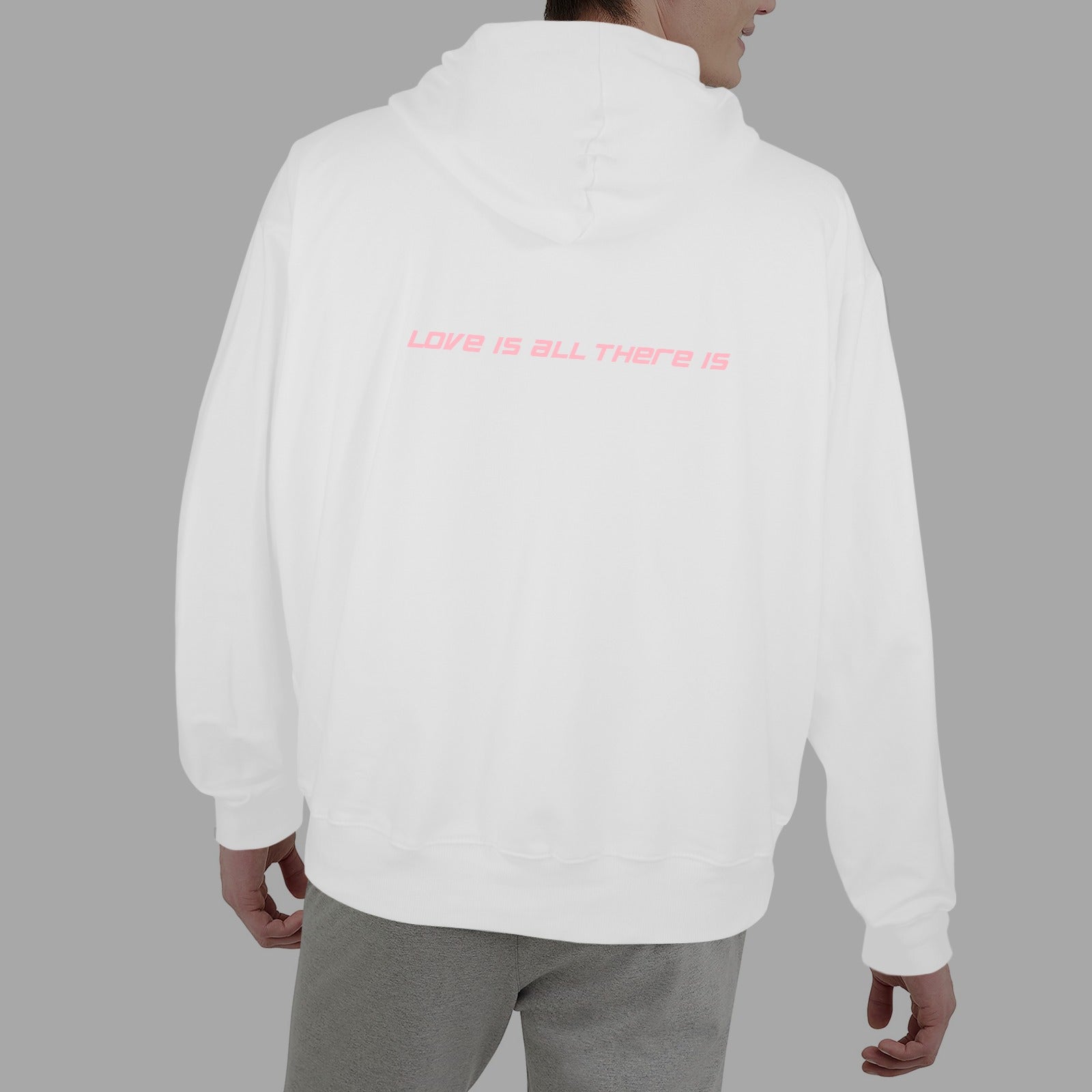 Bluza z kapturem "Miłość to wszystko, co istnieje"
