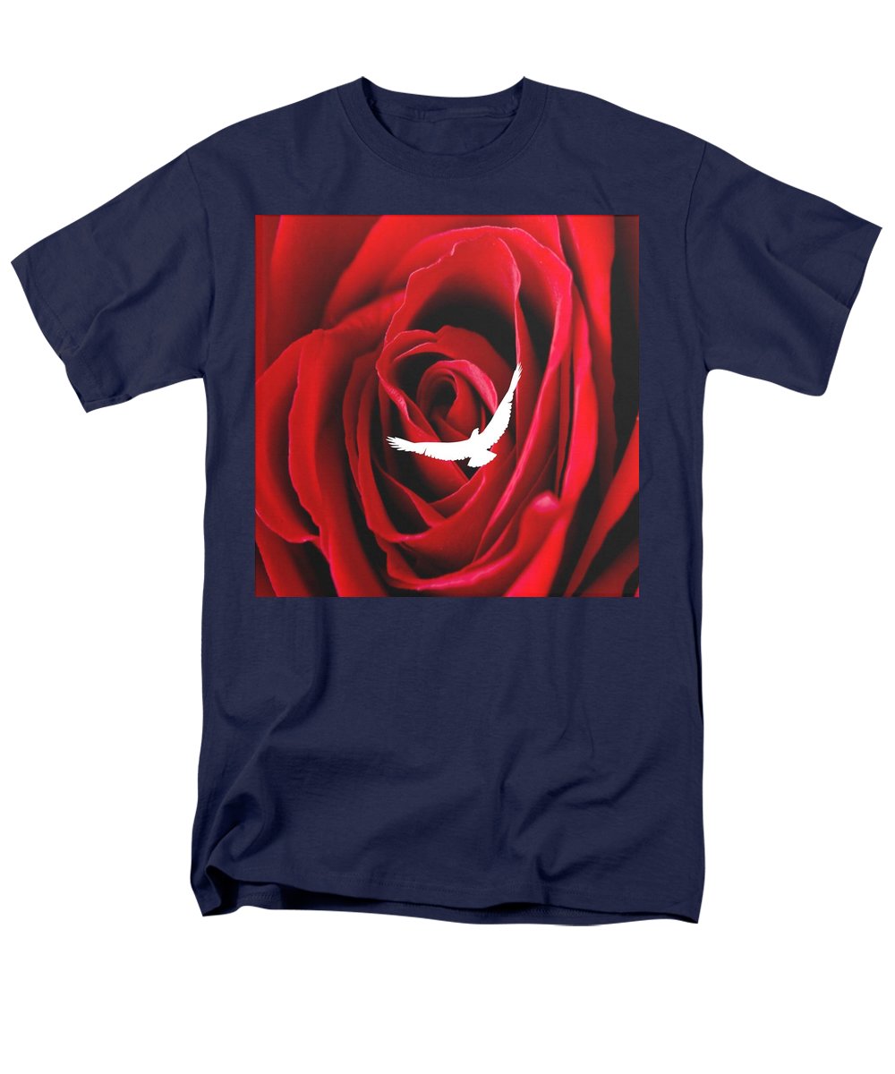 Miłość – Męska koszulka T-shirt (regularny krój)
