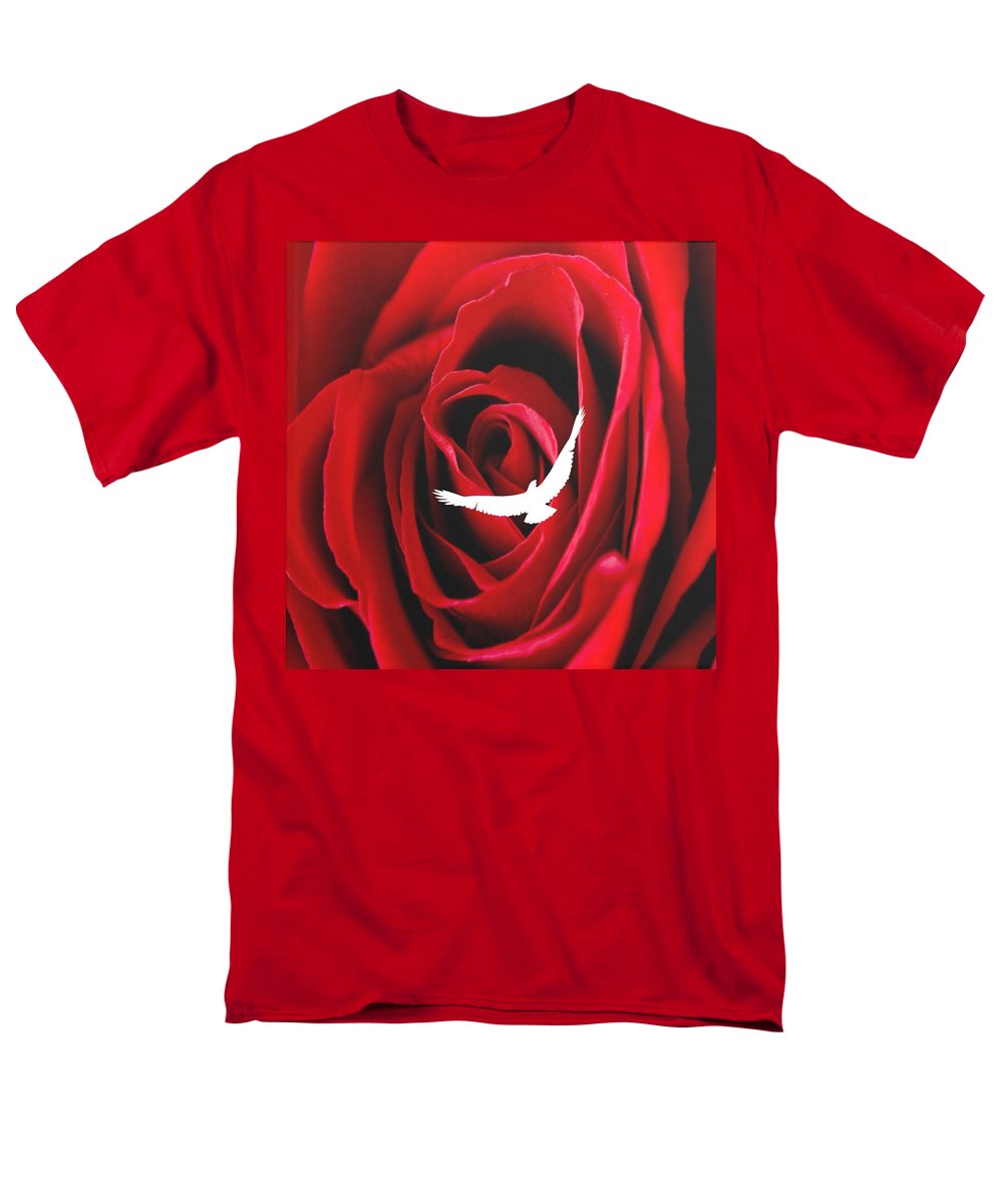 Miłość – Męska koszulka T-shirt (regularny krój)