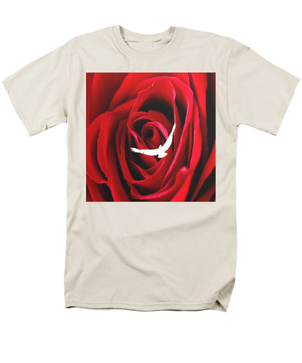 Miłość – Męska koszulka T-shirt (regularny krój)