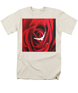 Miłość – Męska koszulka T-shirt (regularny krój)
