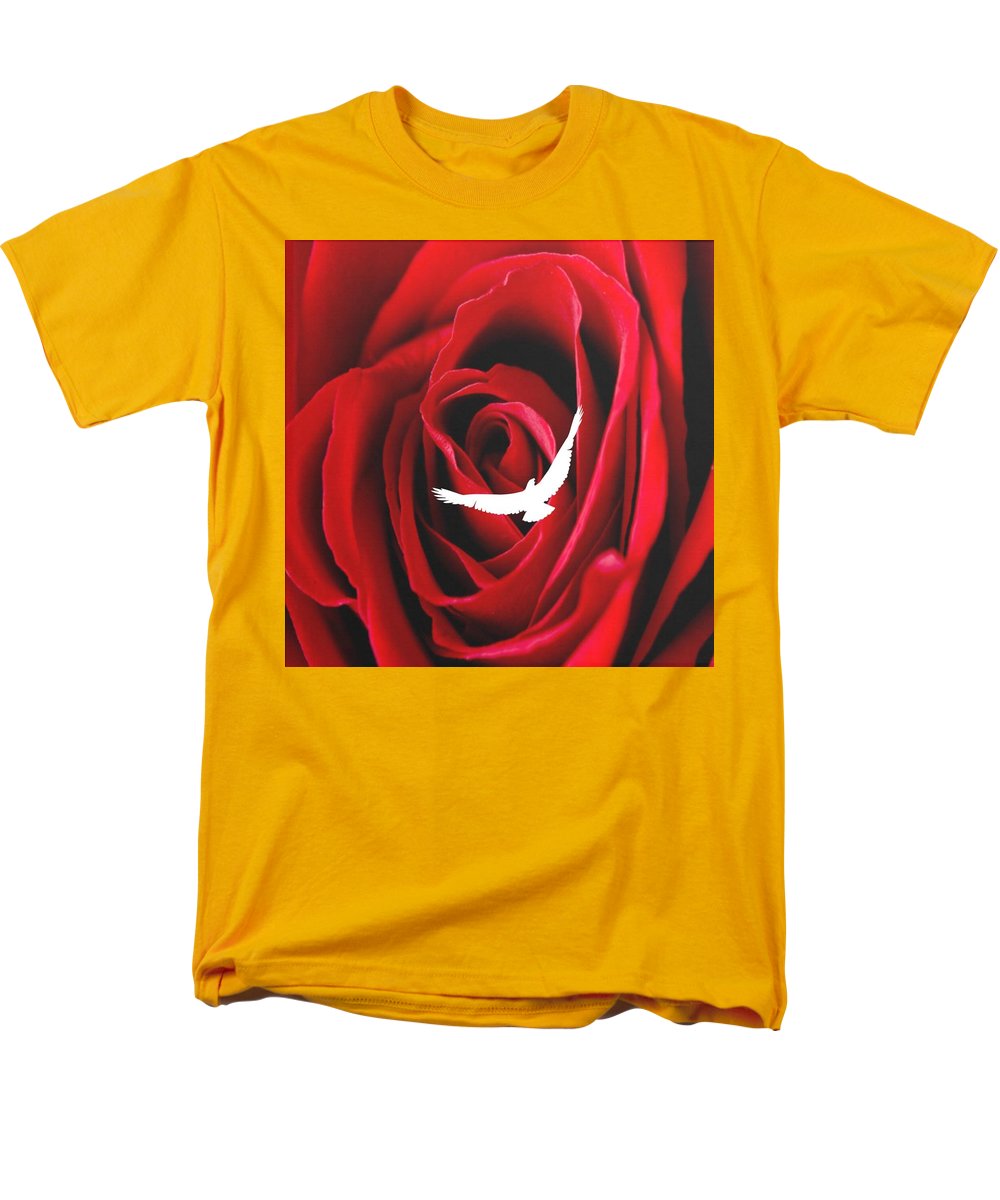 Miłość – Męska koszulka T-shirt (regularny krój)