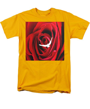 Miłość – Męska koszulka T-shirt (regularny krój)