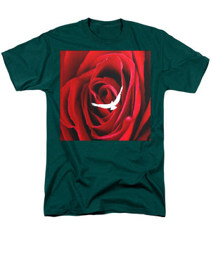 Miłość – Męska koszulka T-shirt (regularny krój)