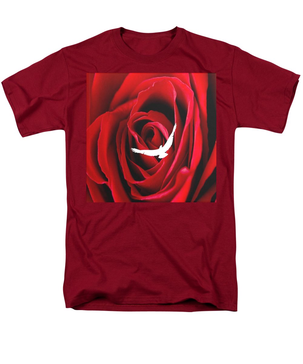 Miłość – Męska koszulka T-shirt (regularny krój)