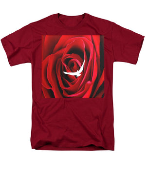 Miłość – Męska koszulka T-shirt (regularny krój)