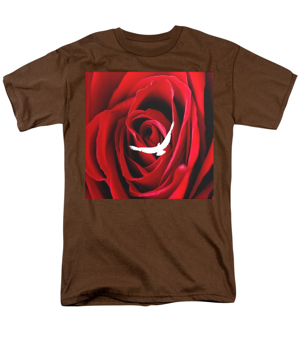 Miłość – Męska koszulka T-shirt (regularny krój)