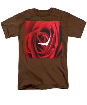 Miłość – Męska koszulka T-shirt (regularny krój)