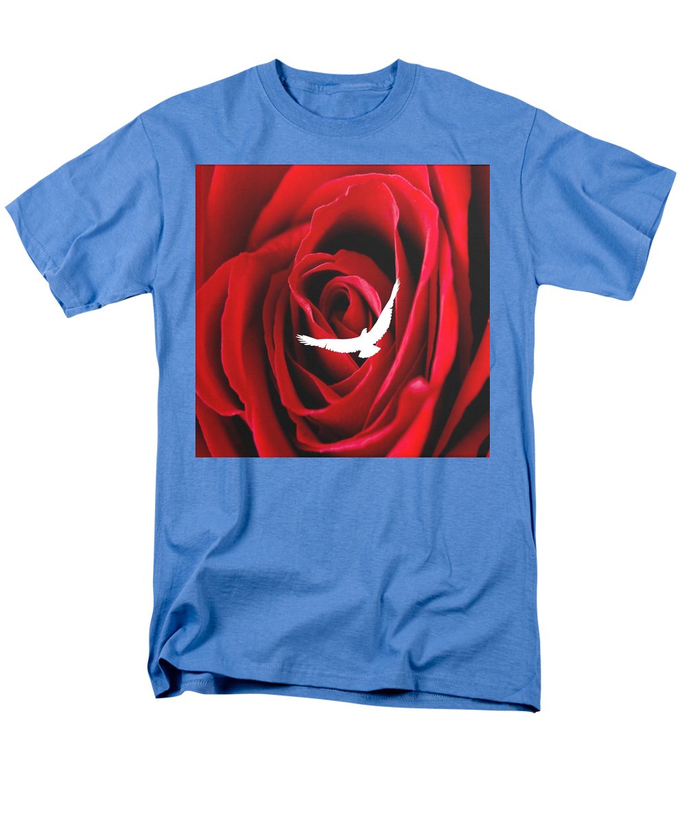Miłość – Męska koszulka T-shirt (regularny krój)