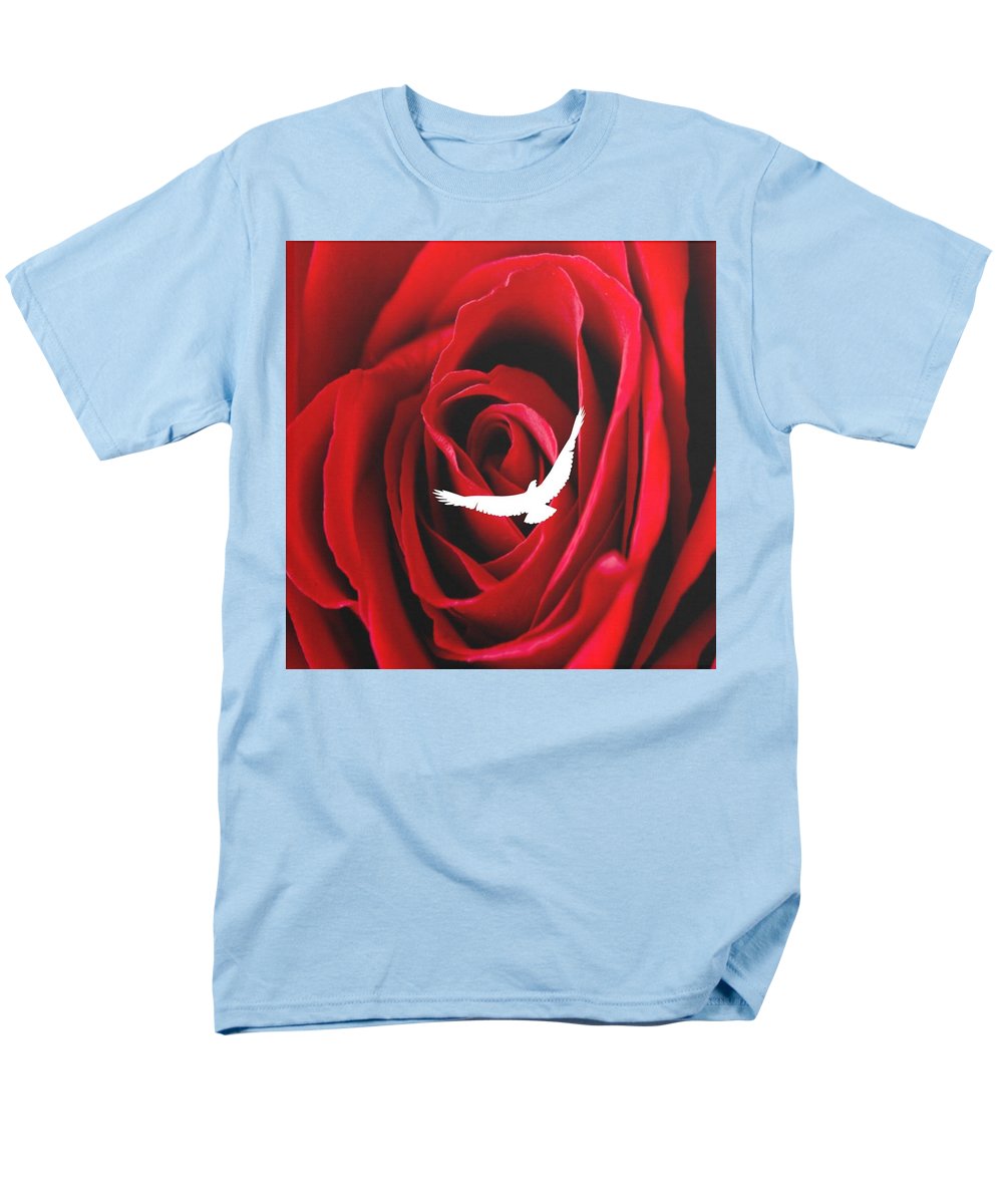 Miłość – Męska koszulka T-shirt (regularny krój)