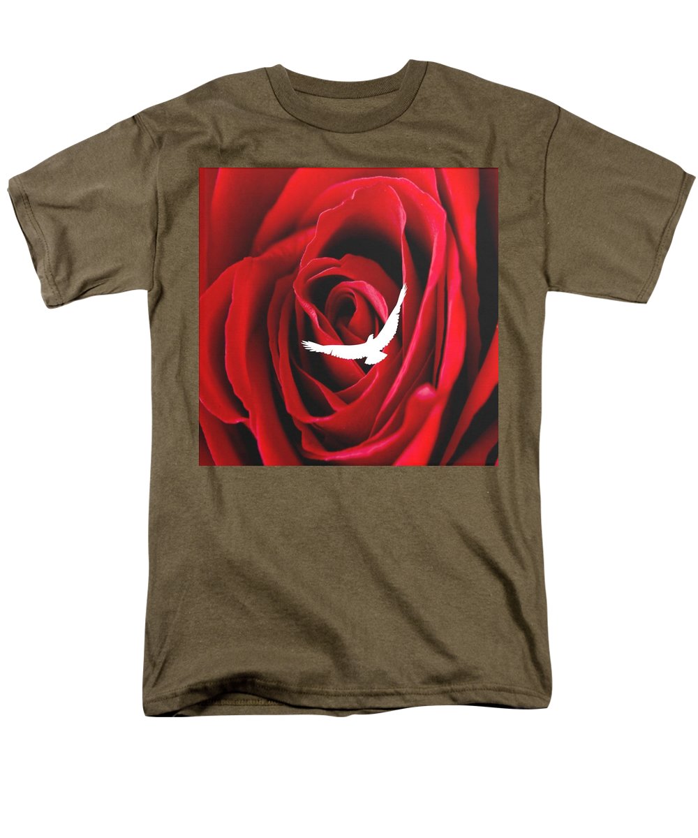 Miłość – Męska koszulka T-shirt (regularny krój)