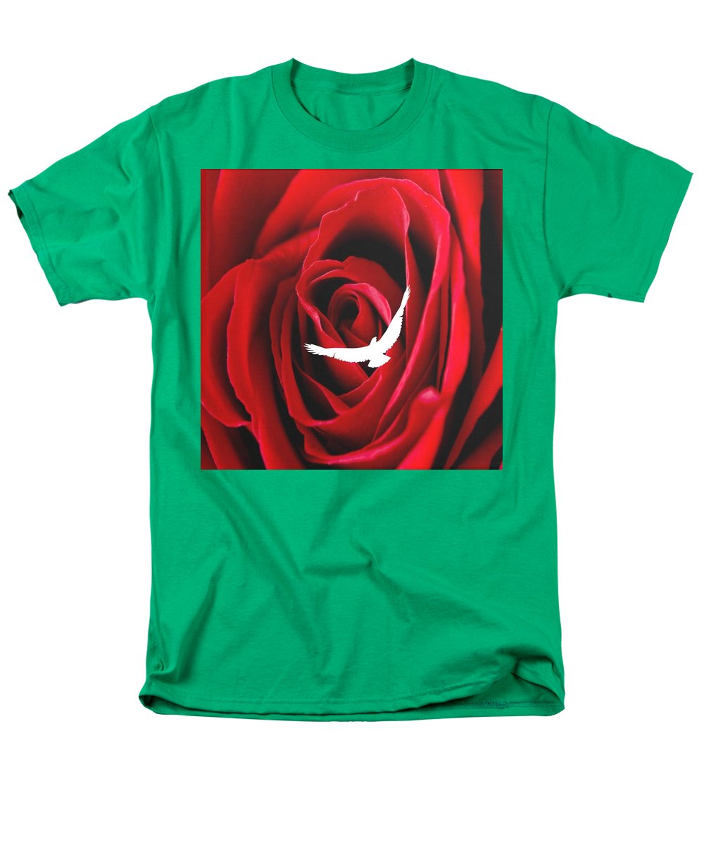 Miłość – Męska koszulka T-shirt (regularny krój)