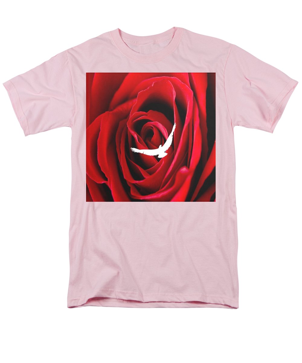 Miłość – Męska koszulka T-shirt (regularny krój)