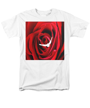Miłość – Męska koszulka T-shirt (regularny krój)