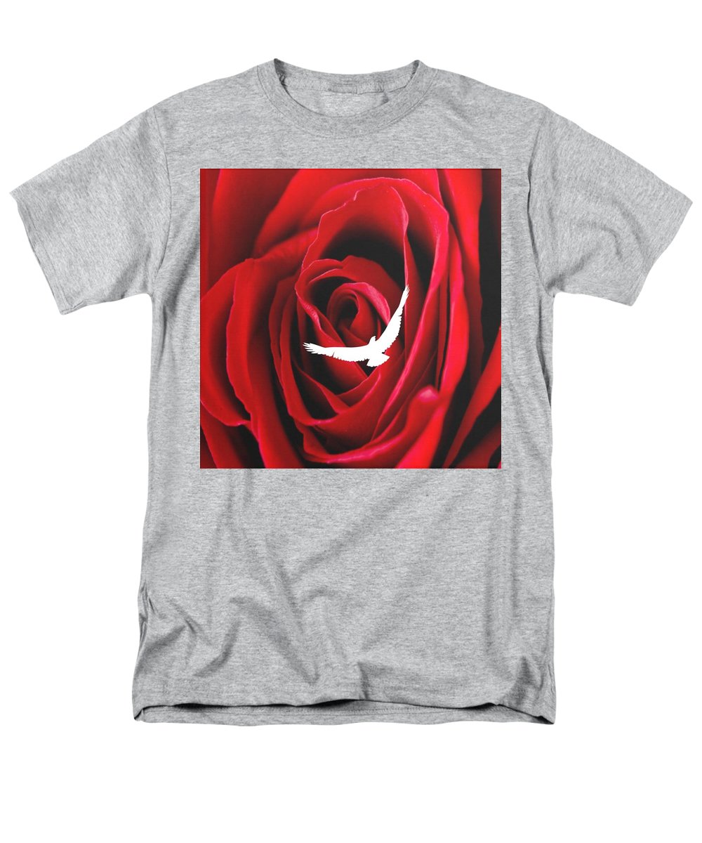 Miłość – Męska koszulka T-shirt (regularny krój)