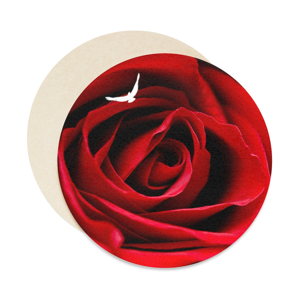 Zestaw podstawek papierowych ROSE - 6 szt.