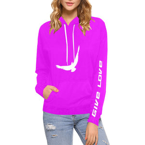 bluza z kapturem "daj miłość"