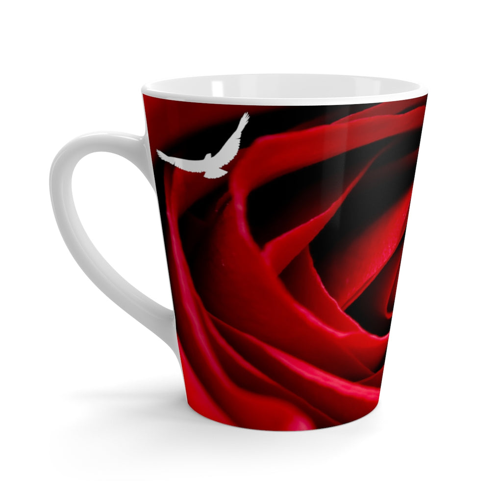 Kubek Rose Latte + Twoje imię + data urodzenia