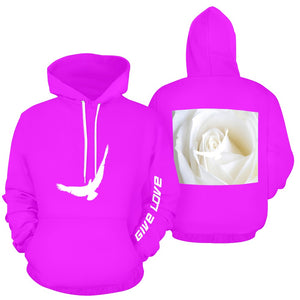 bluza z kapturem "daj miłość"