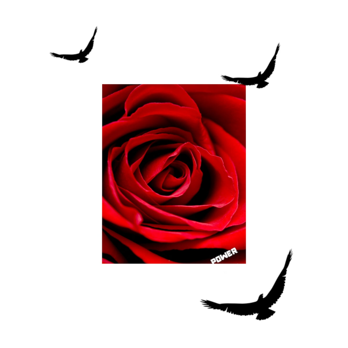 Poszewka na kołdrę Rose + imiona + data urodzenia 