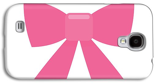 Różowa kokardka, prosta, płaska ikona - etui na telefon