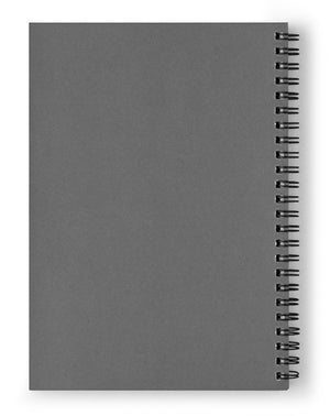 Wielokątna sylwetka konia-jednorożca – notes spiralny